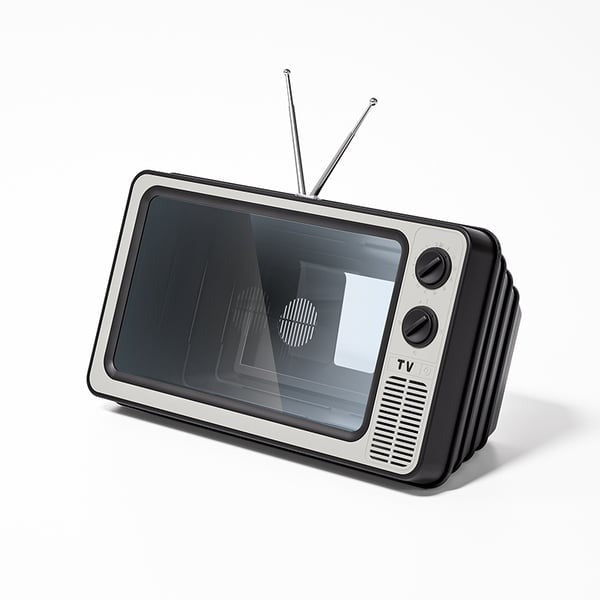 📺Mobiltelefon Nagyító - Retro 3D HD TV Erősítő