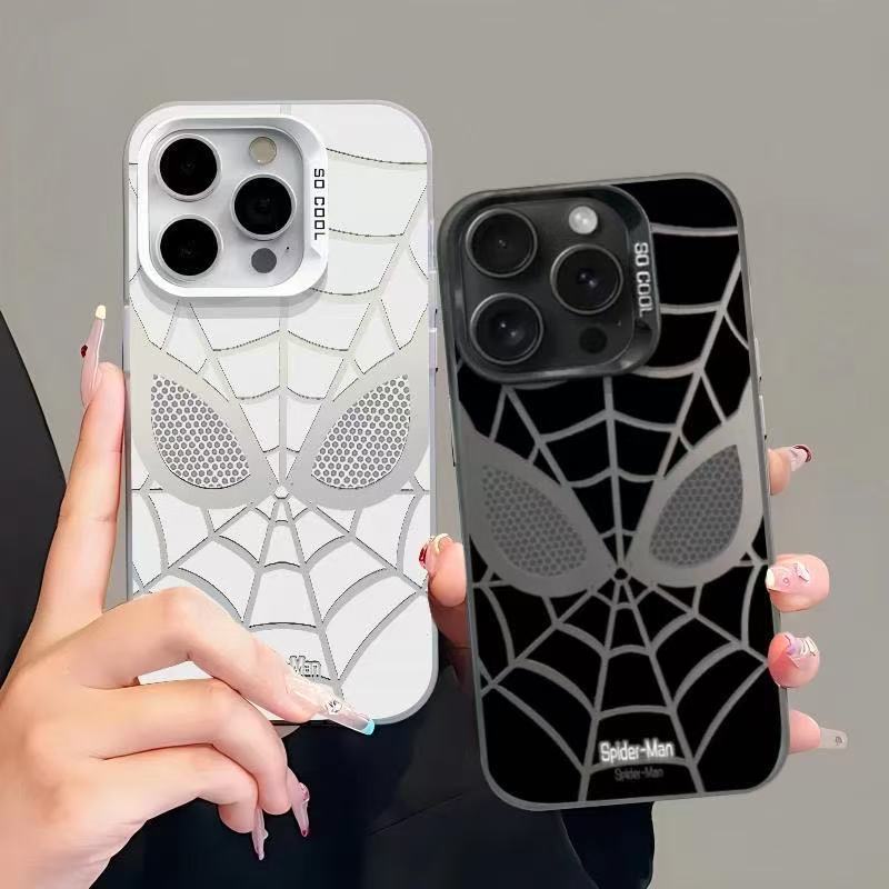Creative Spider-Man webtelefontok – tartós és ütésálló, iPhone és Samsung S sorozathoz | Divatos rózsaszín dizmín pároknak