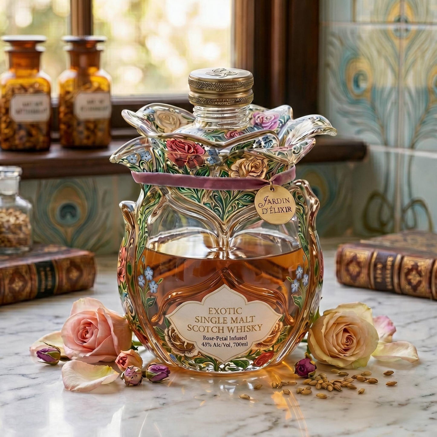 Jardin d'Élixir Exotic single malt skót whisky üveg