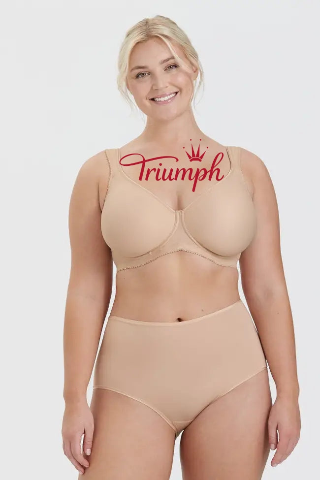 Triumph - (3 db) Egyszerű push-up melltartó teli kupával