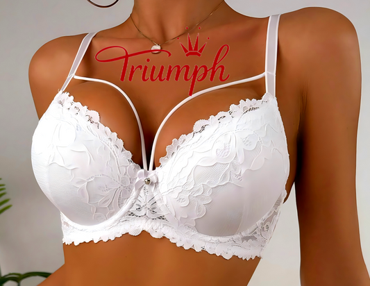 Triumph - (4 db) Hímzett csipke Full Cup melltartó