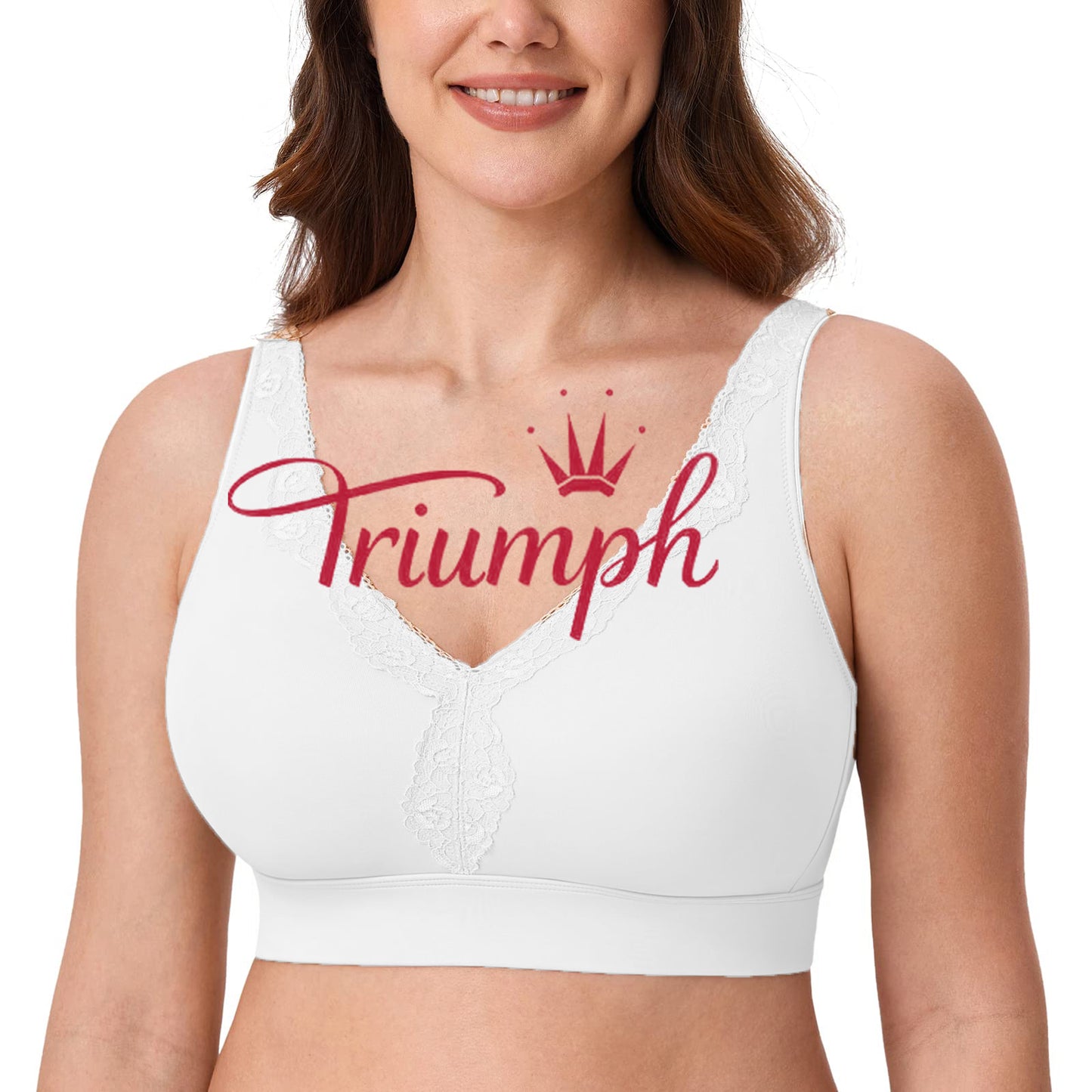 Triumph - 3 csomag (75A-120F) 💝 Csipke kényelmes push-up melltartó