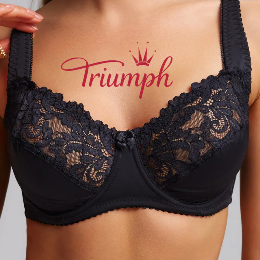 Triumph® 3 db-os csomag 💖50% kedvezmény✨2025 Új csipkés komfort melltartó nagy méretben [75A-110H]