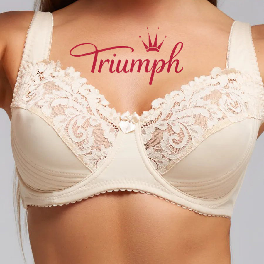 Triumph® 3 db-os csomag 💖50% kedvezmény✨2025 Új csipkés komfort melltartó nagy méretben [75A-110H]