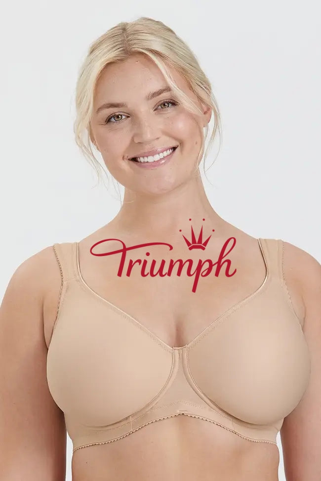 Triumph - (3 db) Egyszerű push-up melltartó teli kupával