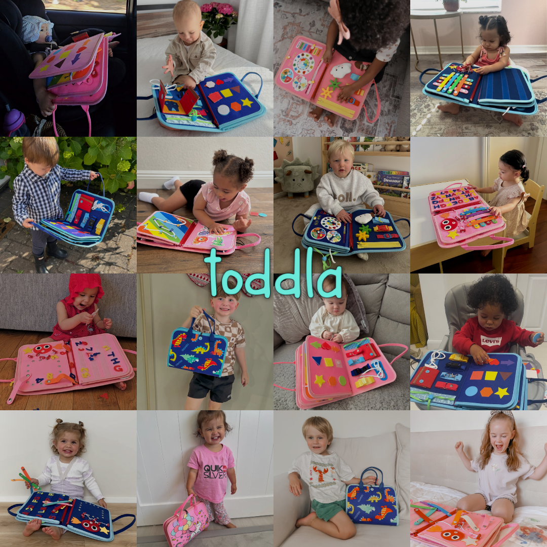 ToddlaTM Montessori Foglalkoztató Tábla