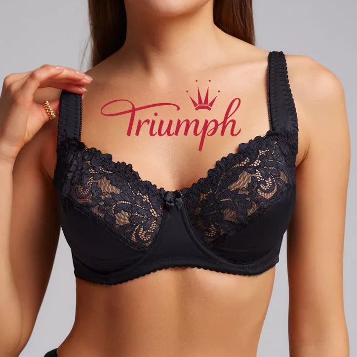 Triumph® 3 db-os csomag 💖50% kedvezmény✨2025 Új csipkés komfort melltartó nagy méretben [75A-110H]