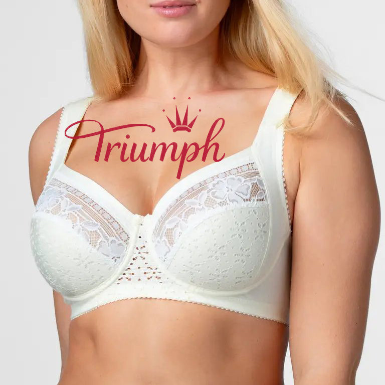 Triumph® - 👑3 darab ✨✨50% kedvezmény💝nagy csipke mikroszálas melltartó [75A-120F]
