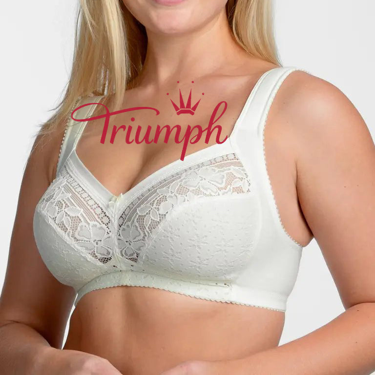 Triumph® - 👑3 darab ✨✨50% kedvezmény💝nagy csipke mikroszálas melltartó [75A-120F]