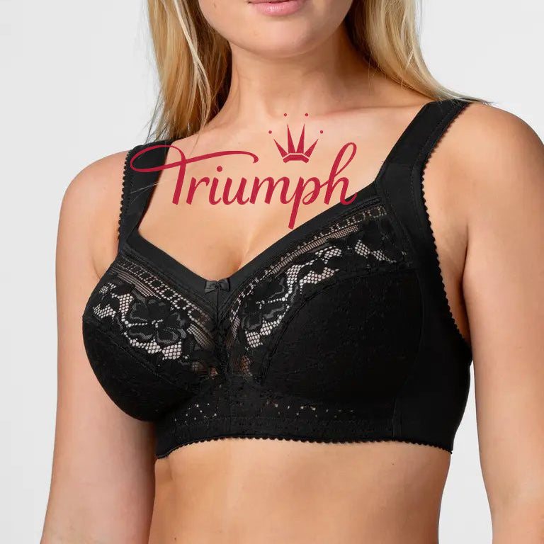 Triumph® - 👑3 darab ✨✨50% kedvezmény💝nagy csipke mikroszálas melltartó [75A-120F]