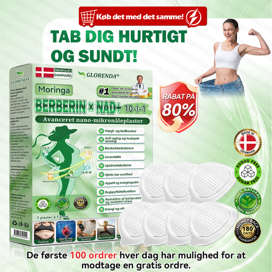 𝑶𝒇𝒇𝒊𝒄𝒊𝒆𝒍 𝑩𝒖𝒕𝒊𝒌 |  👍👍𝐆𝐋𝐎𝑹𝑬𝑵𝐃𝗔® 𝑴𝒐𝒓𝒊𝒏𝒈𝗮 · 𝗕𝗲𝗿𝗯𝗲𝗿𝗶𝗻 × 𝑵𝐀𝐃⁺ 𝟏𝟎-𝐢-𝟏 𝗔𝗱𝘃𝗮𝗻𝗰𝗲𝗿𝗲𝘁 𝙉𝙖𝙣𝙤-𝙈𝙞𝙠𝙧𝙤𝙣𝙖̊𝙡 𝙋𝙡𝙖𝙨𝙩𝙚𝙧 🇩🇰 (Kun én gang om dagen – synlige forandringer på 7 dage)
