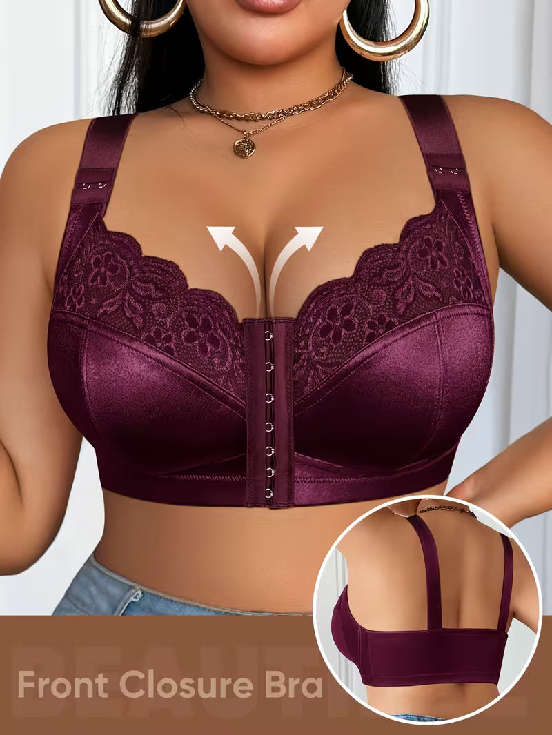 👙TRIUMPH – [4 db]🔥50% női teljes fedésű melltartó plus size nőknek - Plus size melltartók kifejező arányokkal