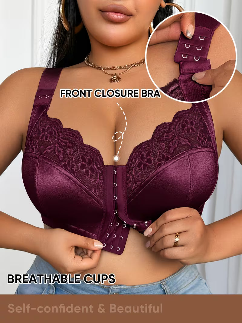 👙TRIUMPH – [4 db]🔥50% női teljes fedésű melltartó plus size nőknek - Plus size melltartók kifejező arányokkal