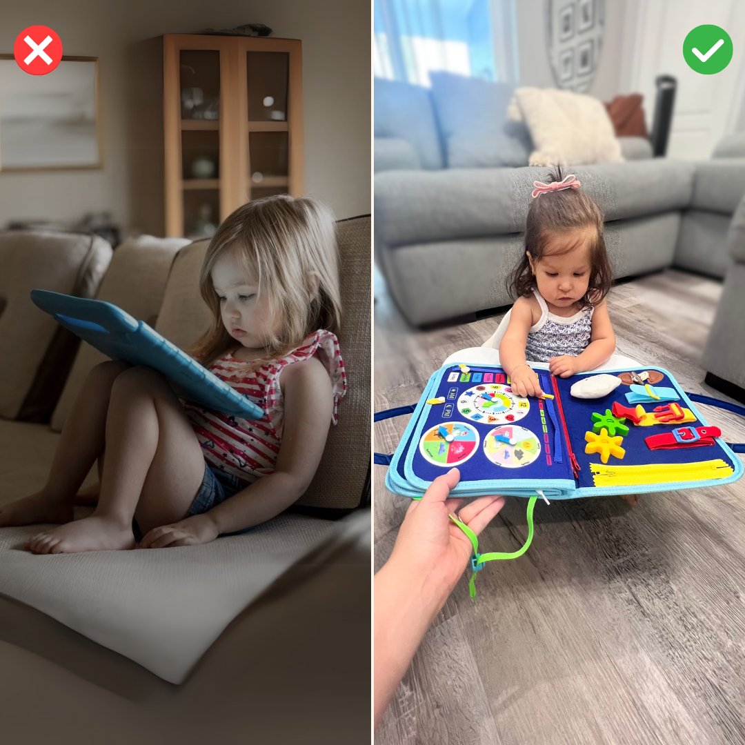 ToddlaTM Montessori Foglalkoztató Tábla