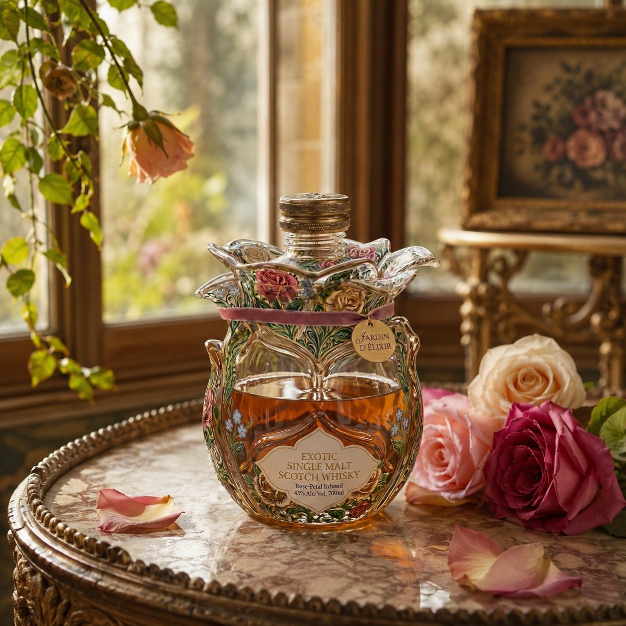 Jardin d'Élixir Exotic single malt skót whisky üveg