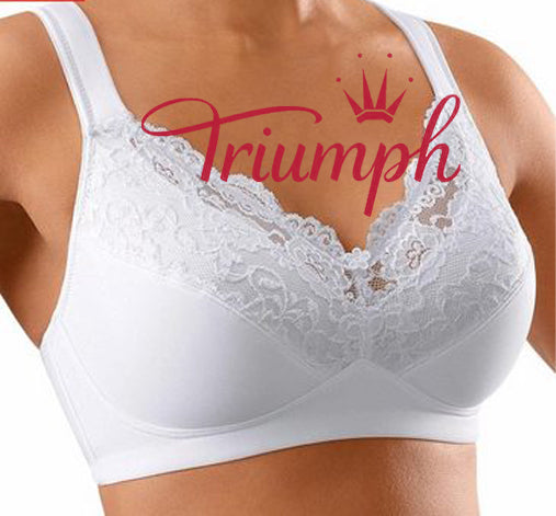 Triumph - 3db (75A-110F) 💝Puha melltartó kényelmes pántokkal, vezetékek nélkül✨