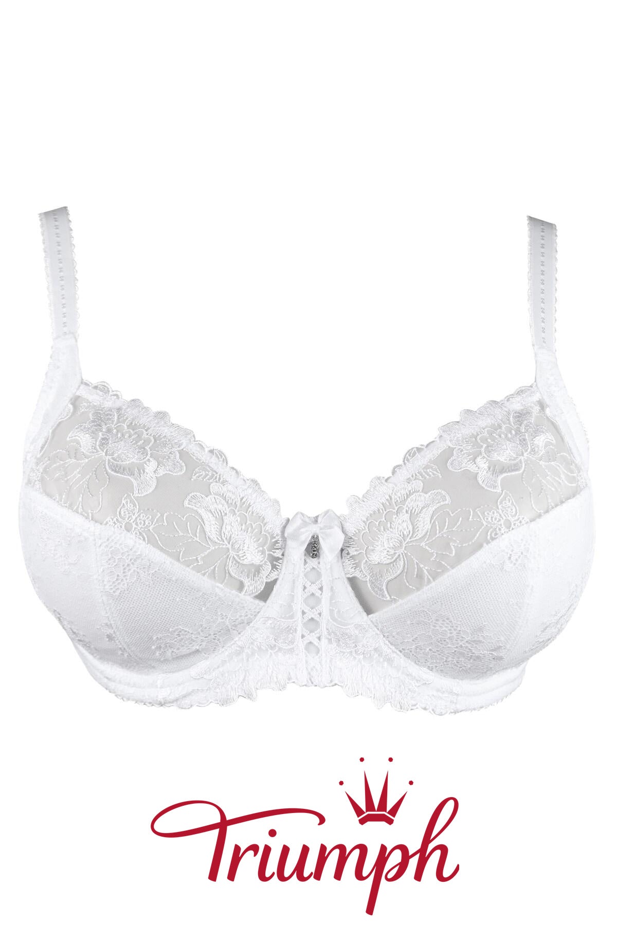 Triumph-3 darab💝Sofia hímzett csipkemelltartó oldaltámogatással