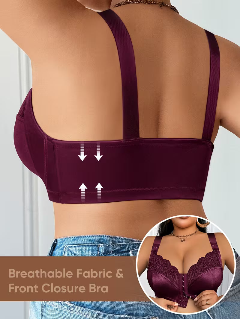 👙TRIUMPH – [4 db]🔥50% női teljes fedésű melltartó plus size nőknek - Plus size melltartók kifejező arányokkal