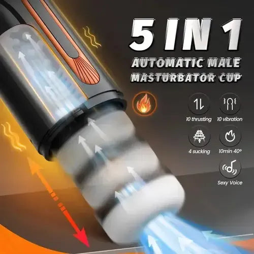 10 Tolózás 10 Rezgő 3 Szívó Melegítő Férfi Maszturbátor