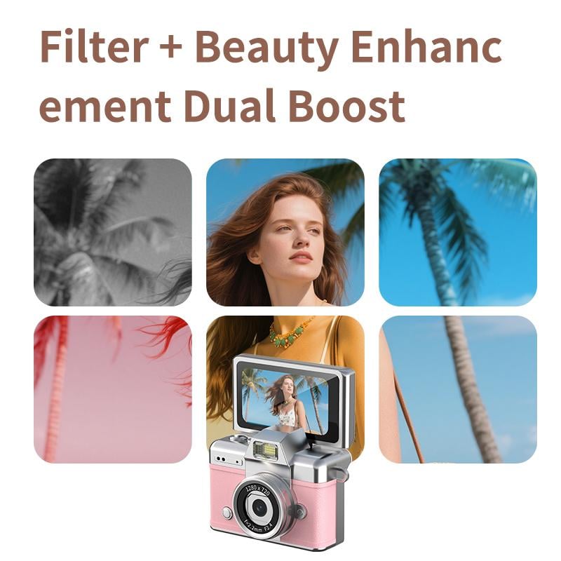 Mini digitális fényképezőgép 1,47 hüvelykes LCD kijelzővel 1080P