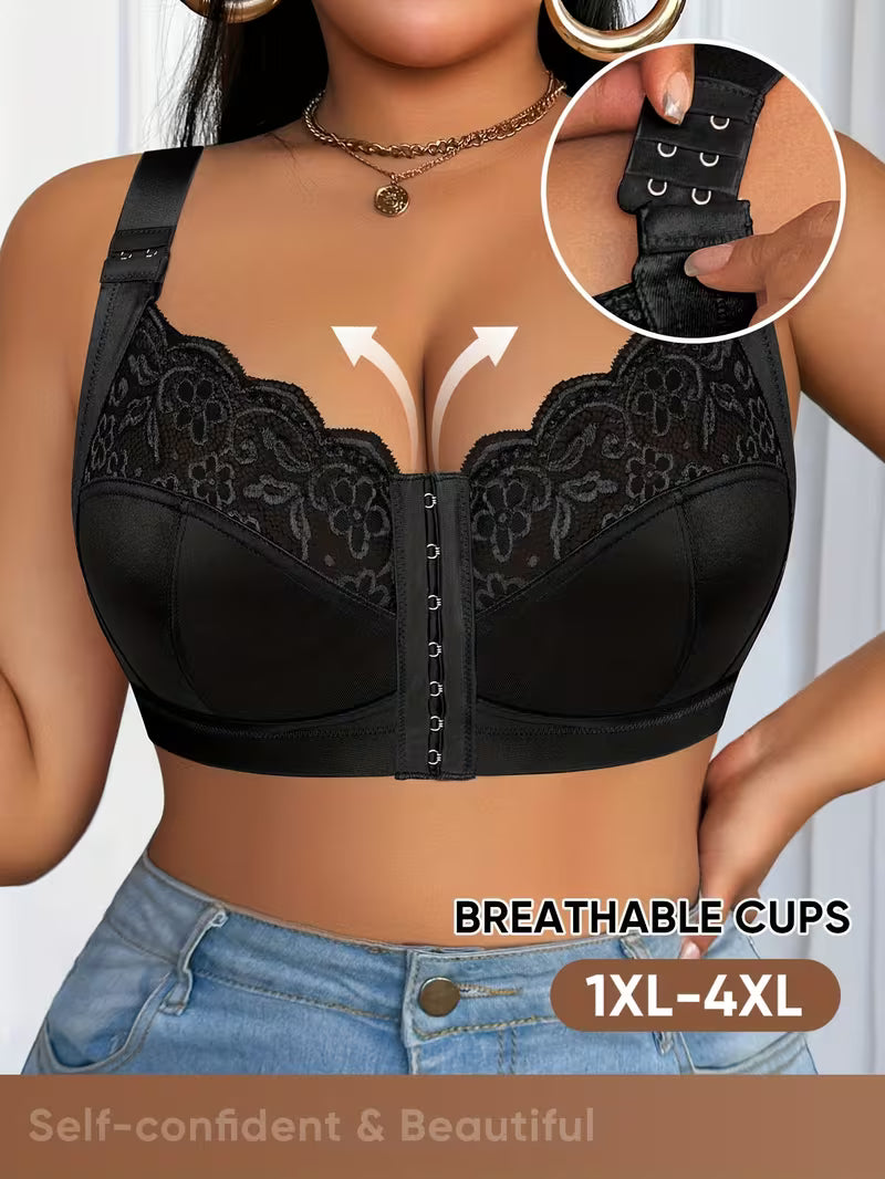 👙TRIUMPH – [4 db]🔥50% női teljes fedésű melltartó plus size nőknek - Plus size melltartók kifejező arányokkal