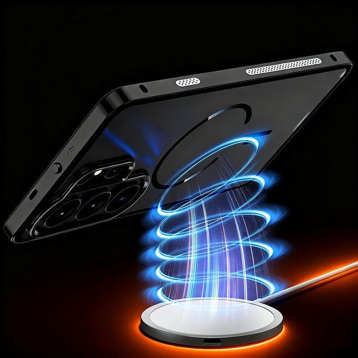 Mágneses lökhárító tok csattal és hőelvezetéssel Galaxy S26 Ultra készülékhez