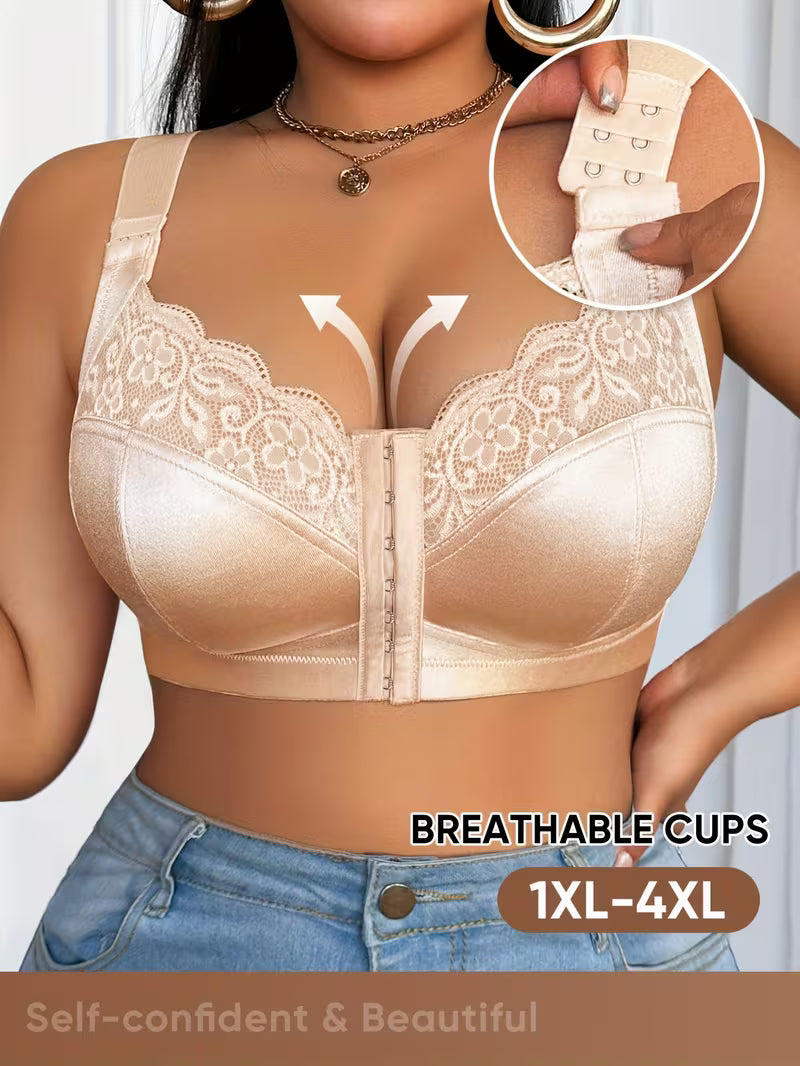 👙TRIUMPH – [4 db]🔥50% női teljes fedésű melltartó plus size nőknek - Plus size melltartók kifejező arányokkal