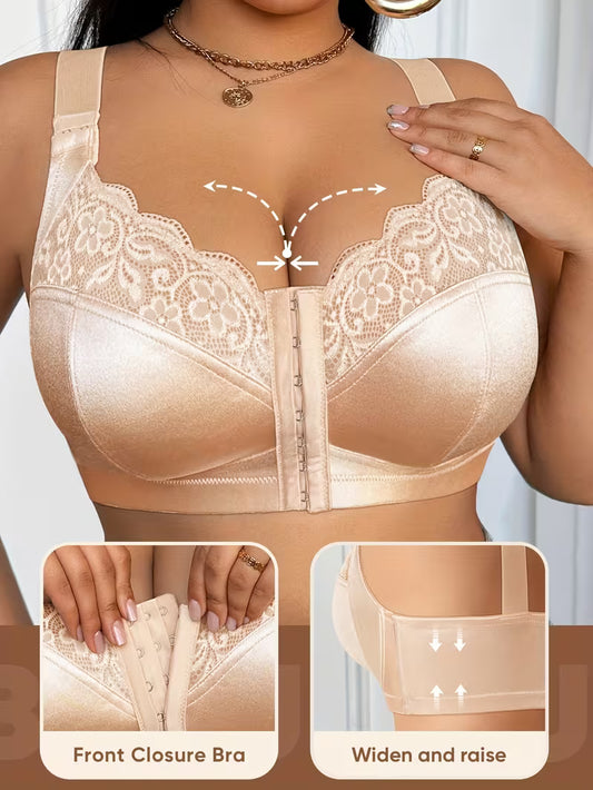 👙TRIUMPH – [4 db]🔥50% női teljes fedésű melltartó plus size nőknek - Plus size melltartók kifejező arányokkal