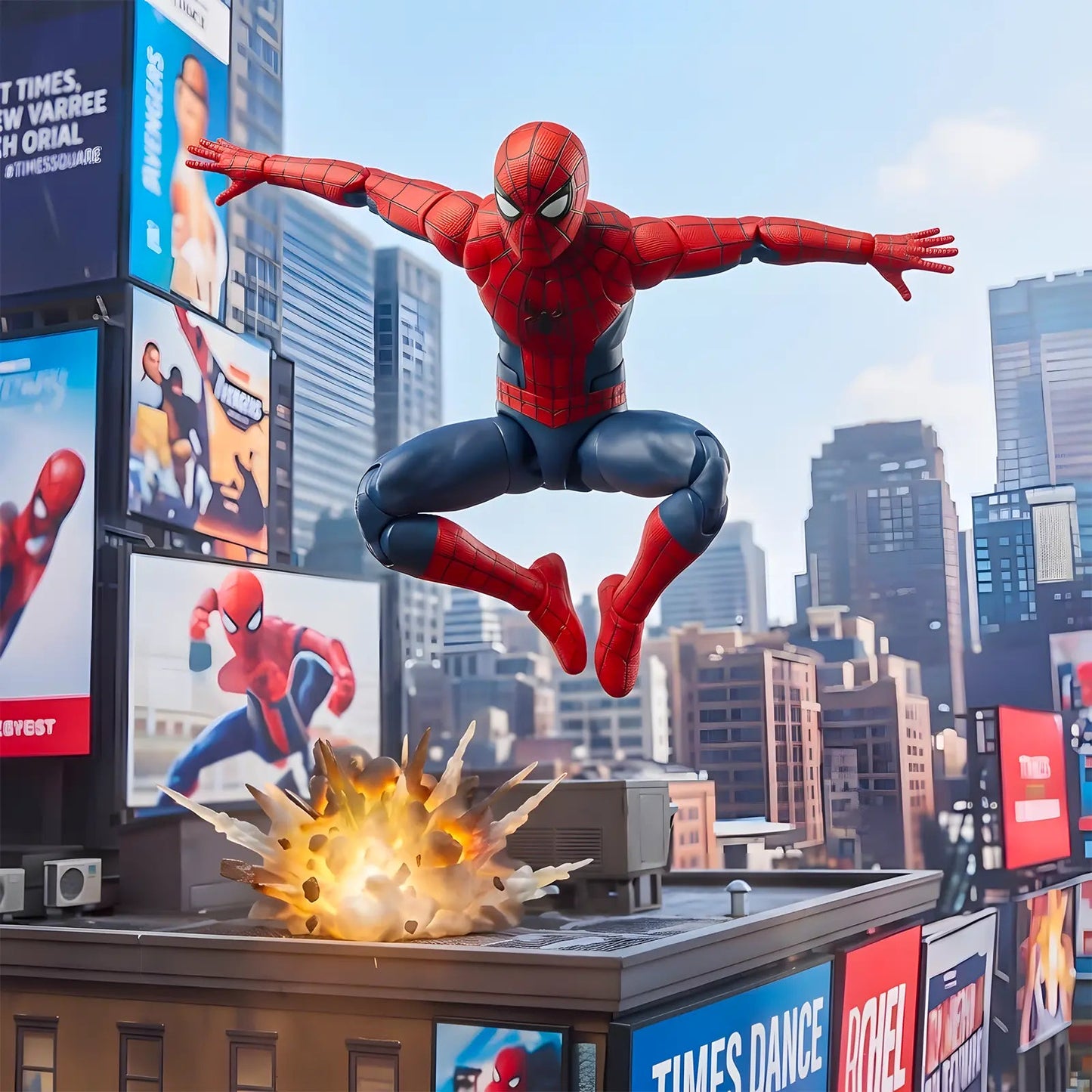 Marvel Pókember: Vadonatúj 6 hüvelykes nappali akciófigura, moduláris gyűjthető film 4 váltakozó kézzel és 2 háló effektussal
