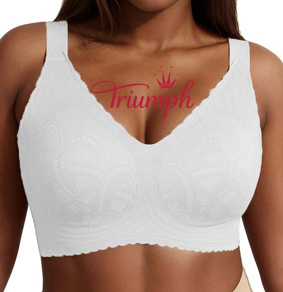 Triumph - 3 db (75A-120F) 💝 Push-up melltartó csipke hímzéssel