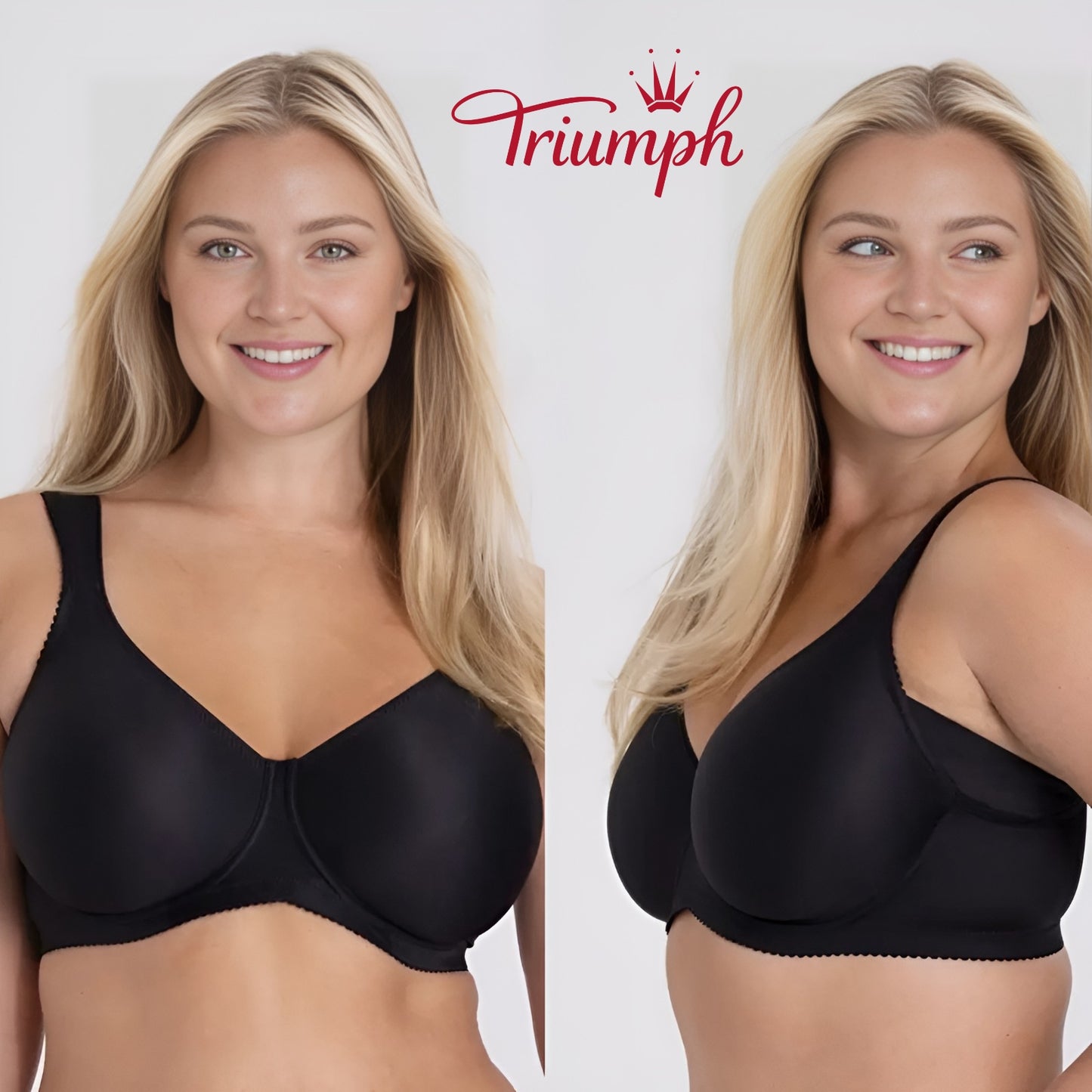 Triumph - (3 db) Egyszerű push-up melltartó teli kupával