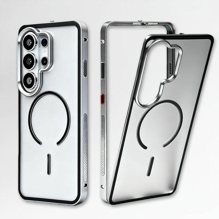 Mágneses lökhárító tok csattal és hőelvezetéssel Galaxy S26 Ultra készülékhez
