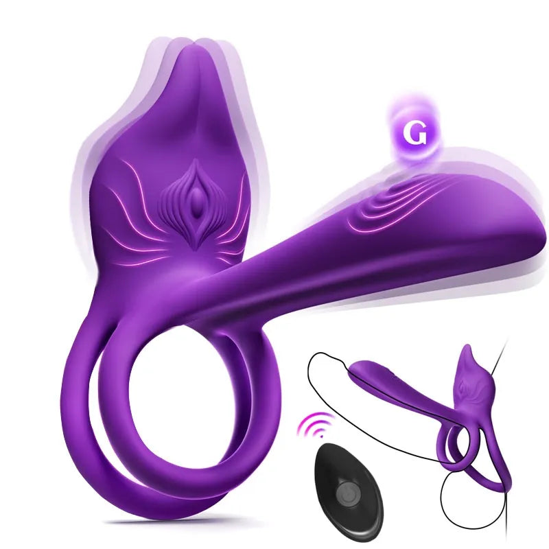 🎄Újévi akció | 🎁Enchanted Girl Luxe Smart Vibrating Ring – App Controlled Couples 💫 Pleasure