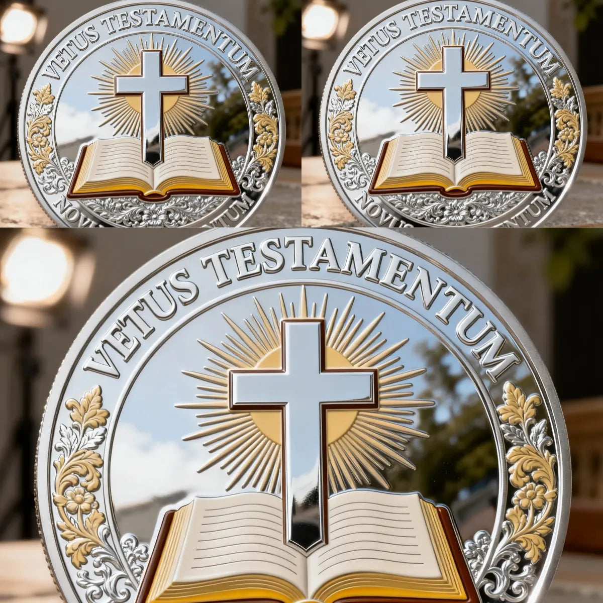❤️Ostatni dzień 50% zniżki - ✝️ Chrześcijańska moneta pamiątkowa Ostatnia Wieczerza