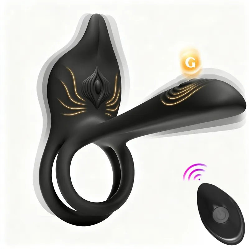 🎄Újévi akció | 🎁Enchanted Girl Luxe Smart Vibrating Ring – App Controlled Couples 💫 Pleasure