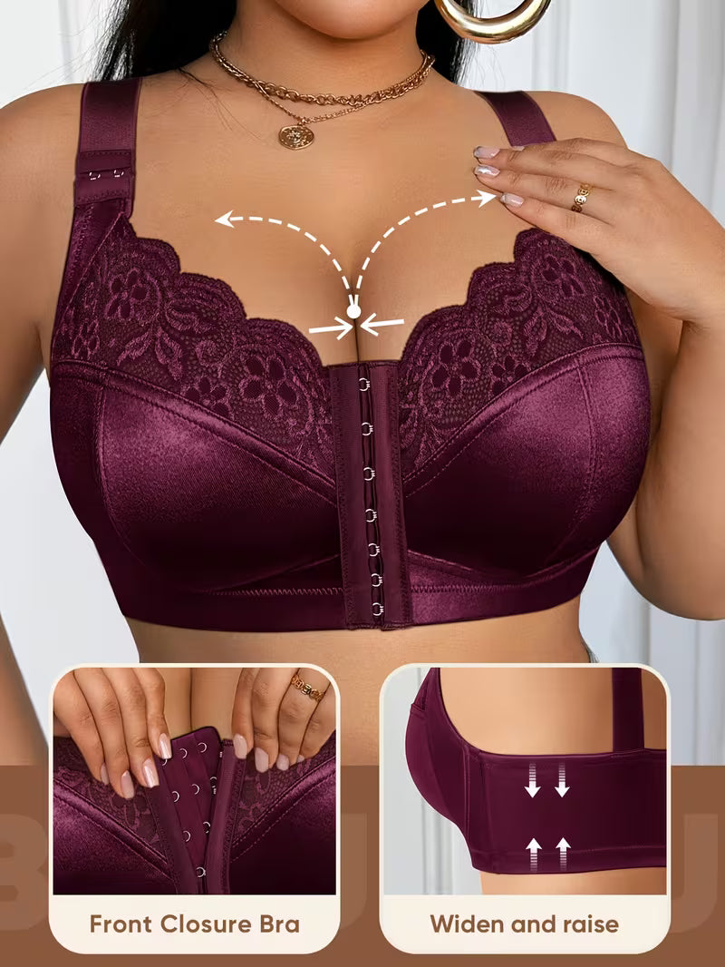 👙TRIUMPH – [4 db]🔥50% női teljes fedésű melltartó plus size nőknek - Plus size melltartók kifejező arányokkal