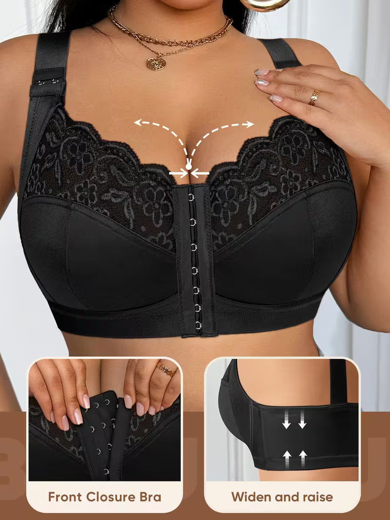 👙TRIUMPH – [4 db]🔥50% női teljes fedésű melltartó plus size nőknek - Plus size melltartók kifejező arányokkal