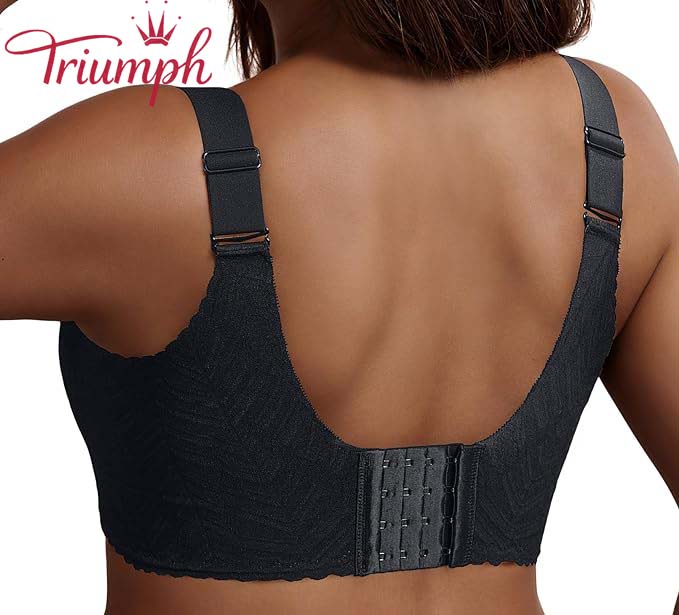 Triumph - 3 db (75A-120F) 💝 Push-up melltartó csipke hímzéssel
